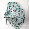 High Quality Double Brush Polar Fleece Blanket for Baby Fleece Waterproof Picnic Blanket